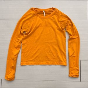 Lululemon Orange Swiftly Tech Long Sleeve Shirt 2.0 
Race Length